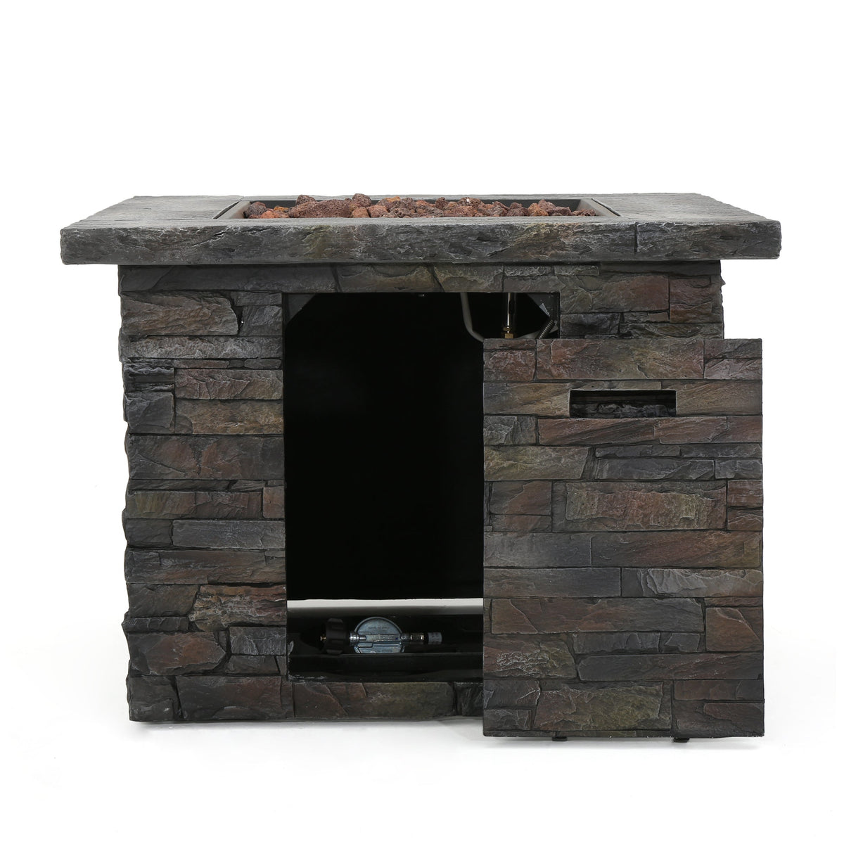 33" Square MGO Fire Pit - 40000 BTU