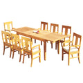 122" Caranas Dining Table with Osborne Arm Chairs