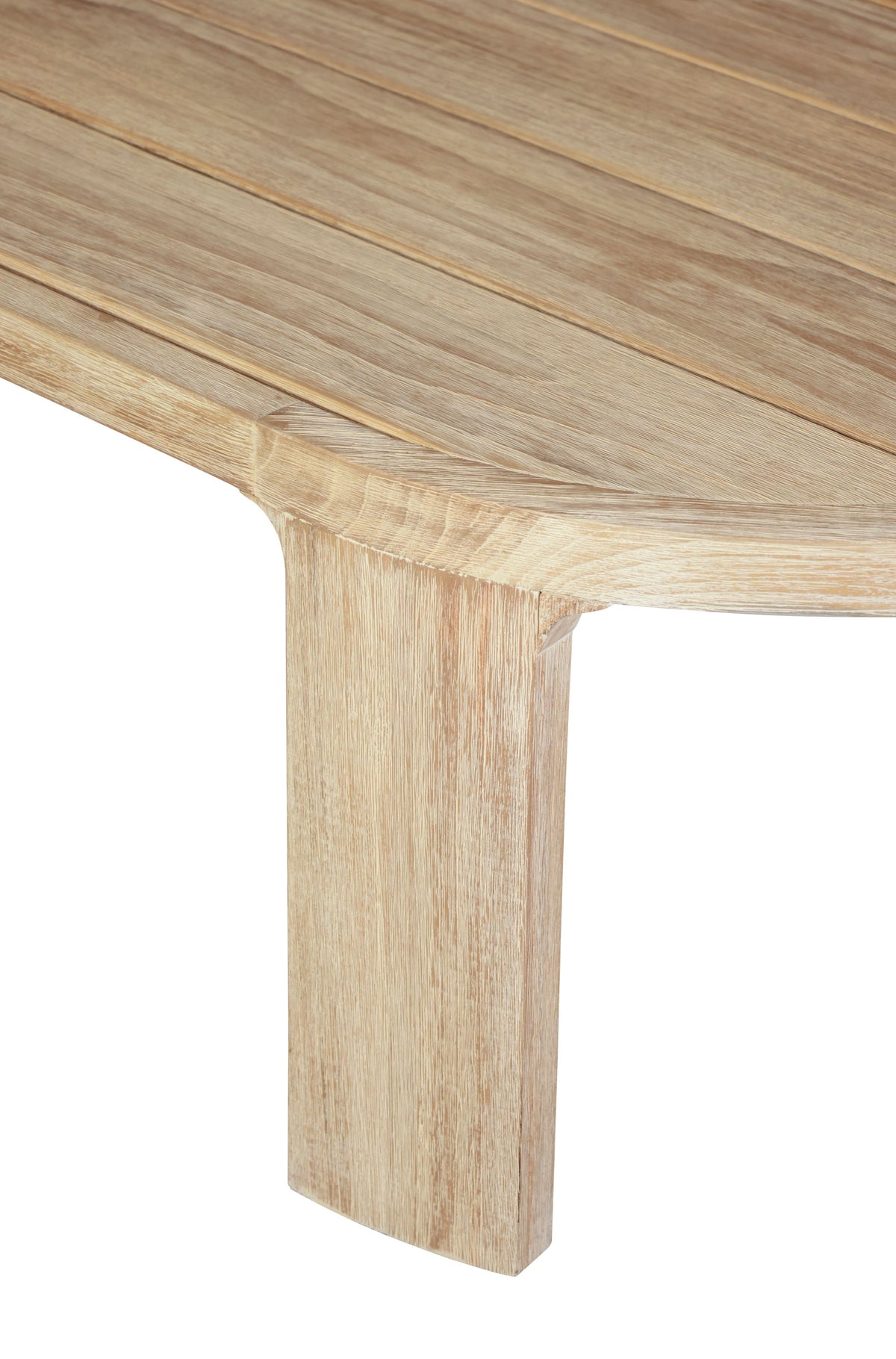 Eclipse Outdoor Solid Teak Wood Natural Look Coffee Table