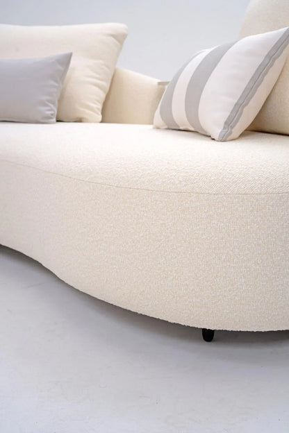 Serene Outdoor Sofa - 83", Cream Bouclé All-Weather