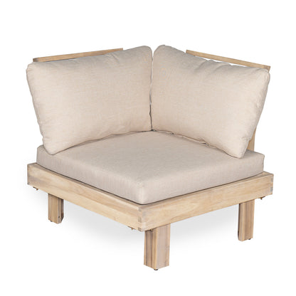 Topia Acacia 4-Pieces Sofa Sectional Set