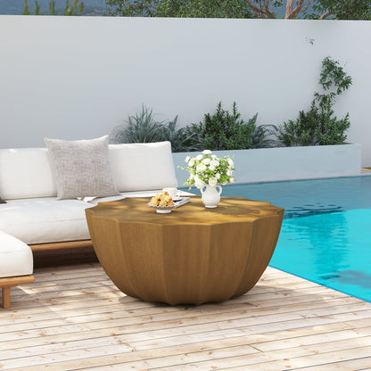 35.43" Modern Outdoor and Indoor Waterproof Coffee Table