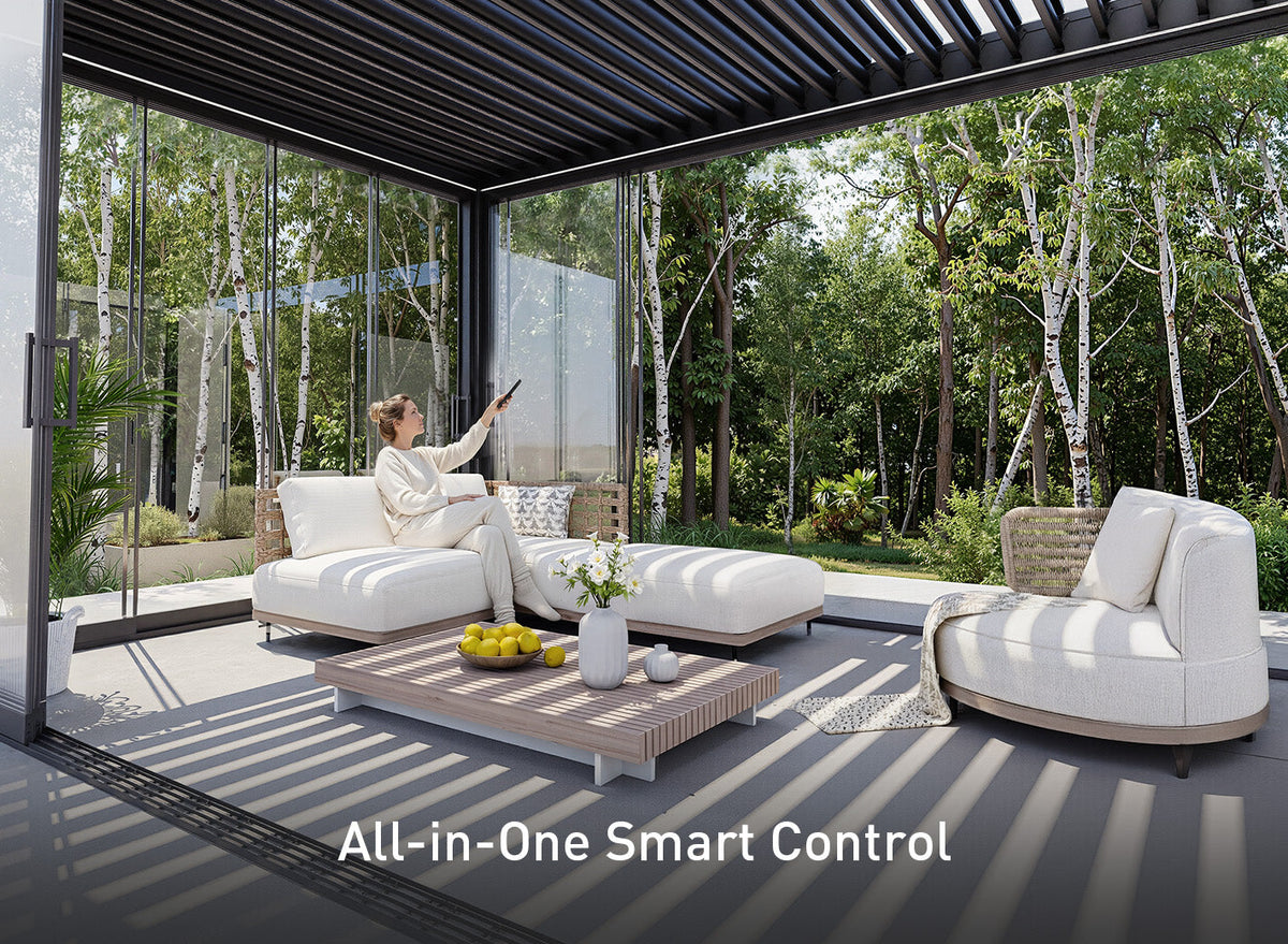 FlexPatio POWER+ Gen 1 Motorized Pergola
