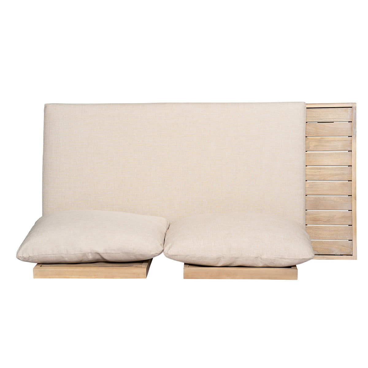 Topia Acacia 4-Pieces Sofa Sectional Set
