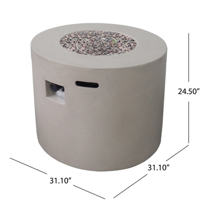 31" Round MGO Fire Pit - 40,000 BTU
