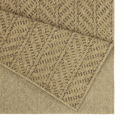 Jute/Mocha Indoor/Outdoor Area Rug with Flatweave Construction - 7'10" x 10'3"