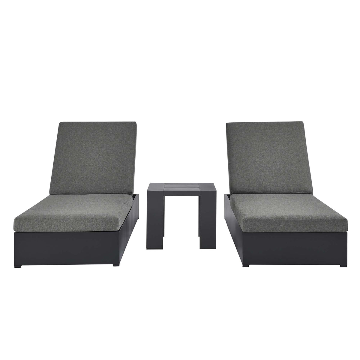 Tahoe 3-Piece Outdoor Patio Chaise Lounge Set