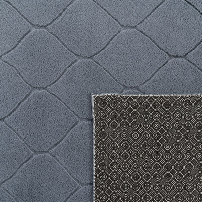 Soft Washable Area Rug Aspen with Moroccan Pattern