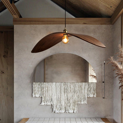 Kite Wabi Sabi Wood Pendant Light
