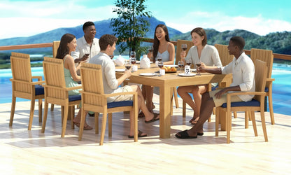 86" Canberra Table with Goa Chairs