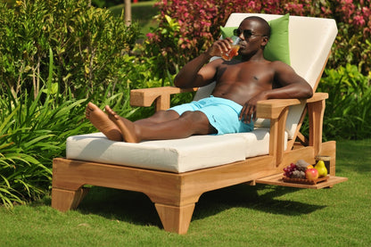 Teak Caranas Chaise Lounger