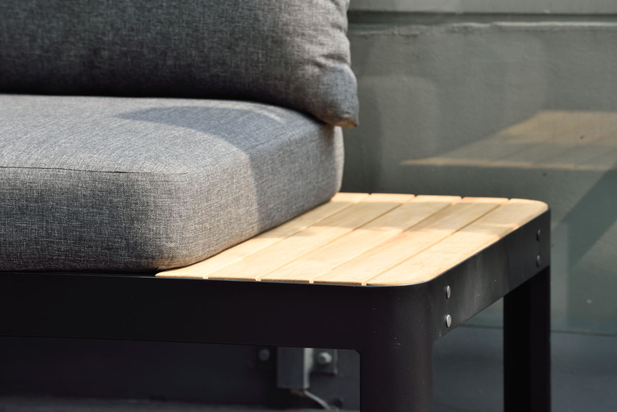 Portals Dark 2-Seat Sofa