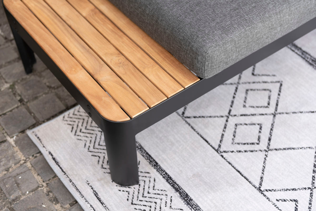 Portals Dark 2-Seat Sofa