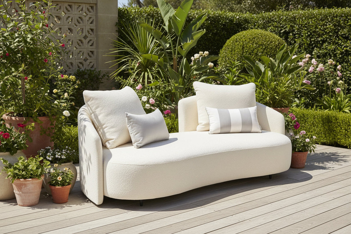 Serene Outdoor 6-Piece Lounge Set –  2-Sofas, Arm chair and Table Set