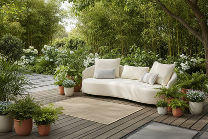Serene Outdoor 6-Piece Lounge Set –  2-Sofas, Arm chair and Table Set