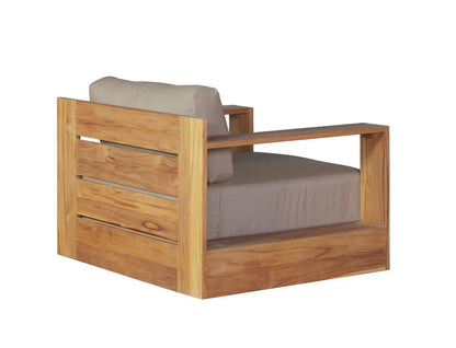 Imperial Grove Outdoor Solid Teak Wood Sofa Set