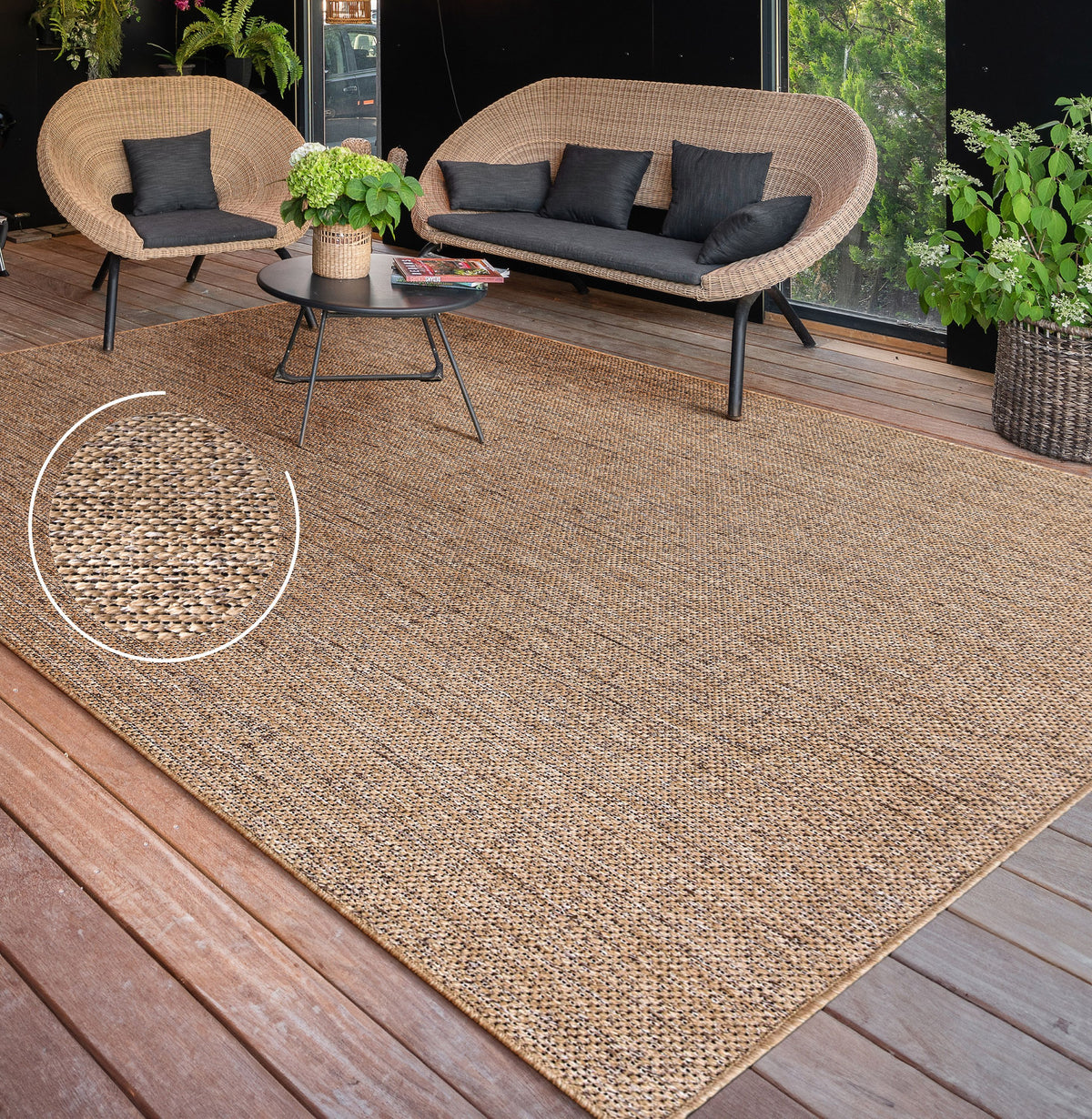 Indoor & Outdoor Rug Rico Mottled Style