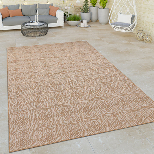 Indoor & Outdoor Rug Captera with Aztec Pattern