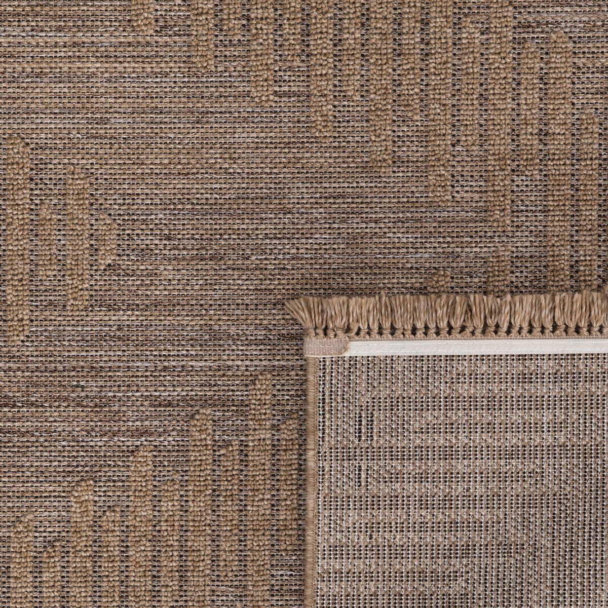 In- & Outdoor Rug Cologne with Bohemian Diamond Pattern