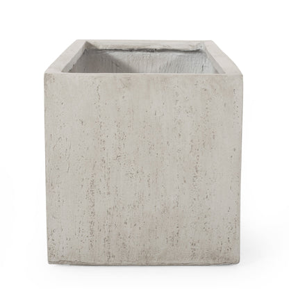 Outdoor Large Square Mgo Planter